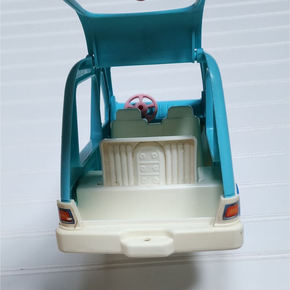 Vintage Fisher-Price 1993 Loving Family Blue Minivan - Picture 6 of 9